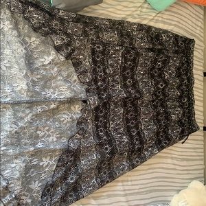 Black and white skirt